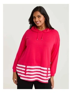 Natural Obsession Hana Stripe Top Watermelon/stripe
