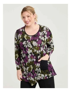 Aria Floral Snug Top Print