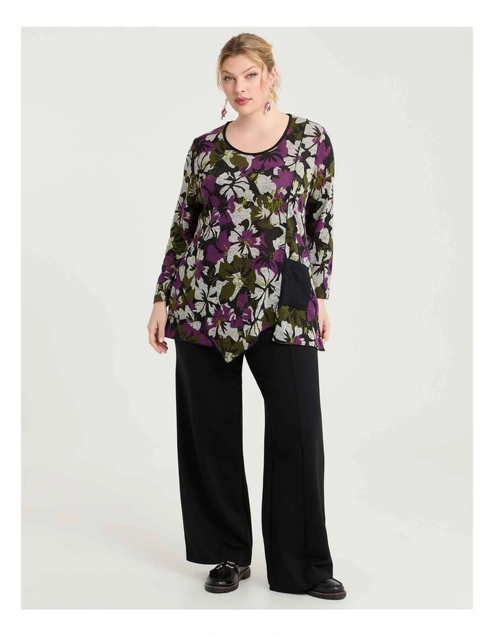 Aria Floral Snug Top Print image 3