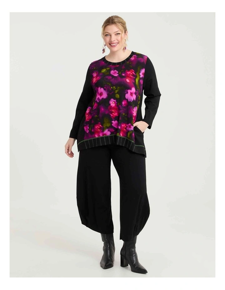Ponte Elena Spliced Top Multi image 3