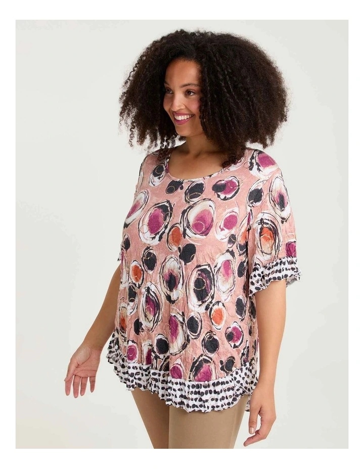Salsa Bamboo Foil Crush Top Print image 3