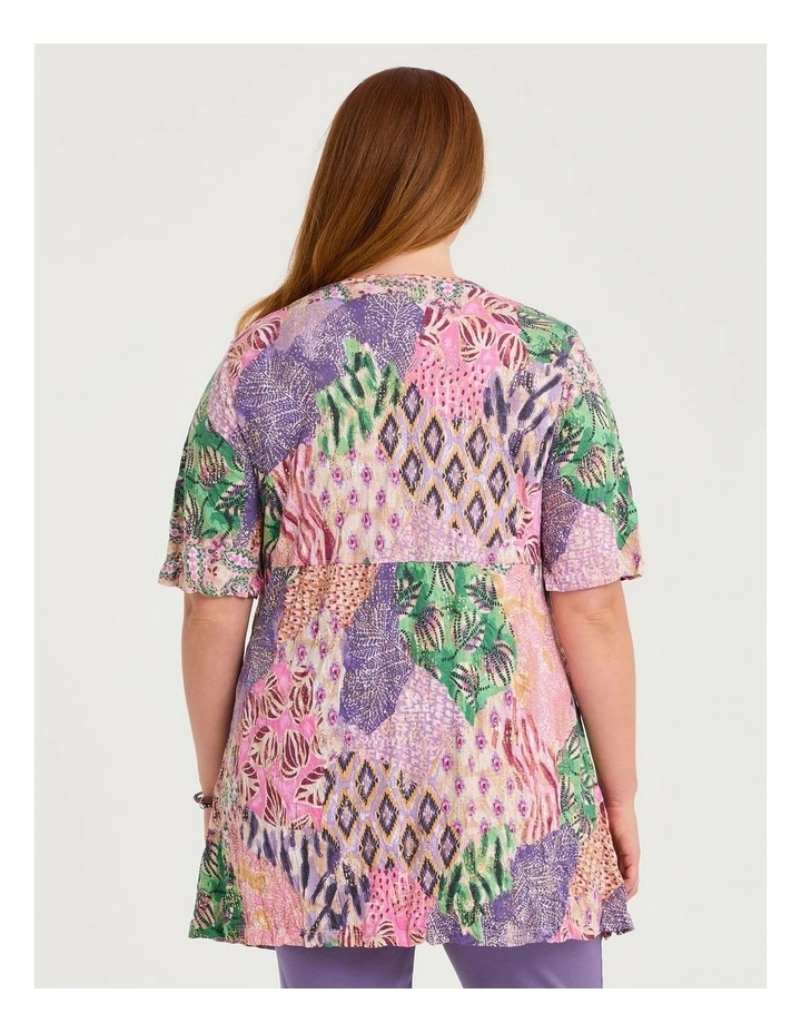Bardot Bamboo Foil Crush Top Print image 2