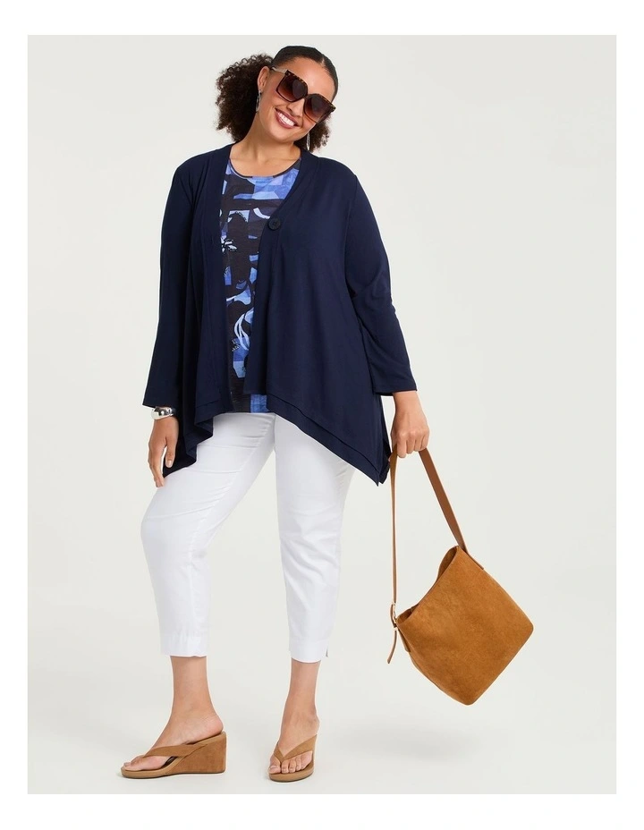 Cotton Lara Abstract Top Print image 4