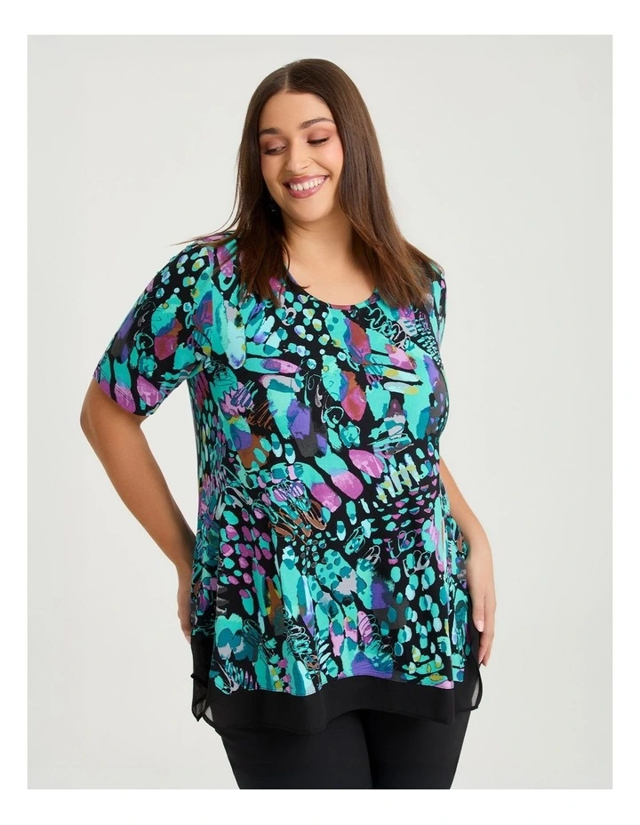 Confetti Bamboo Top Print image 1