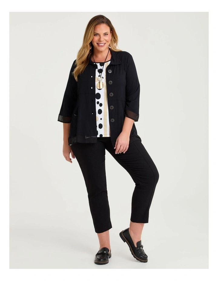 Cotton Spots And Stripes Top Print image 4