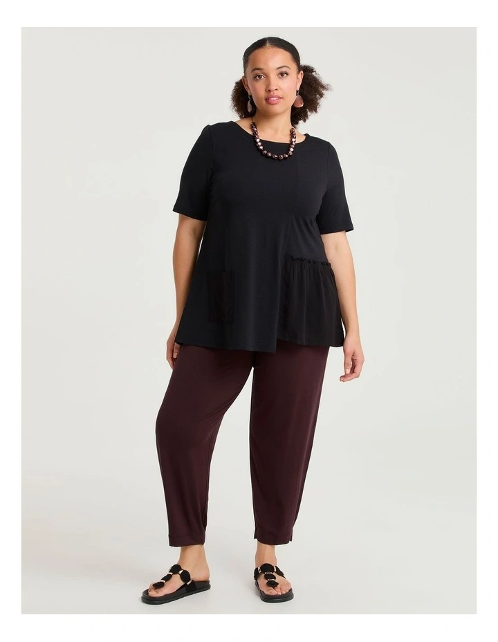 Pima Cotton Nara Top Black image 4