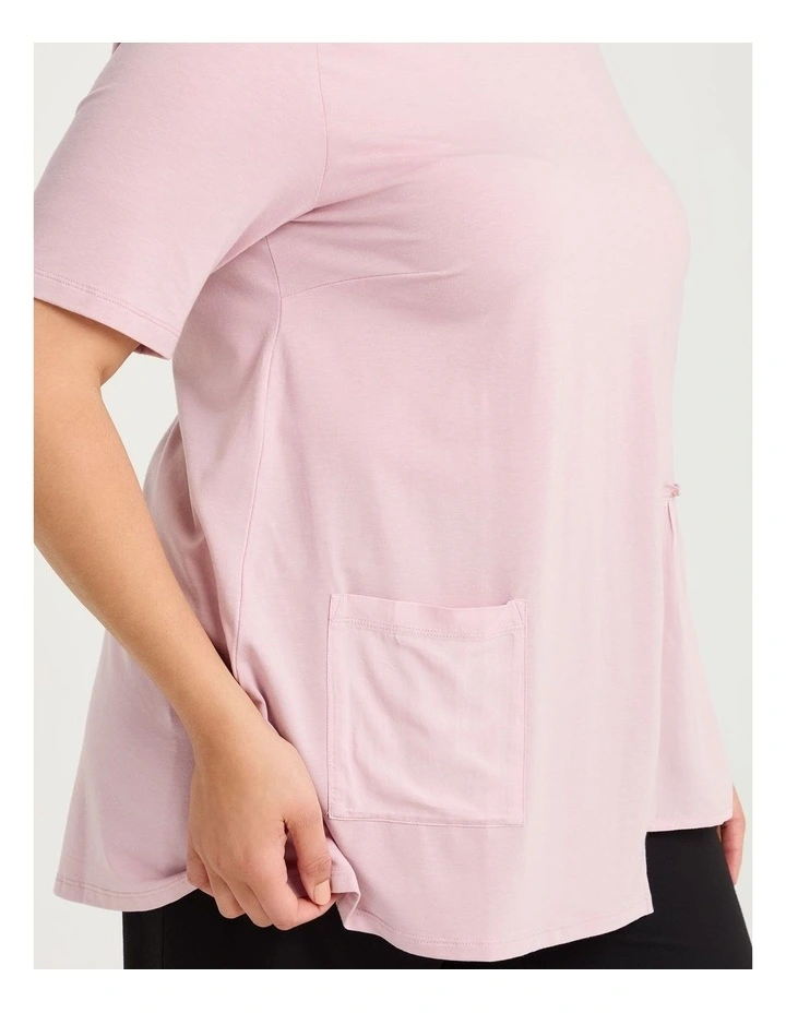 Pima Cotton Nara Top Soft Pink image 3