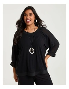 Natural Lexi Top Black