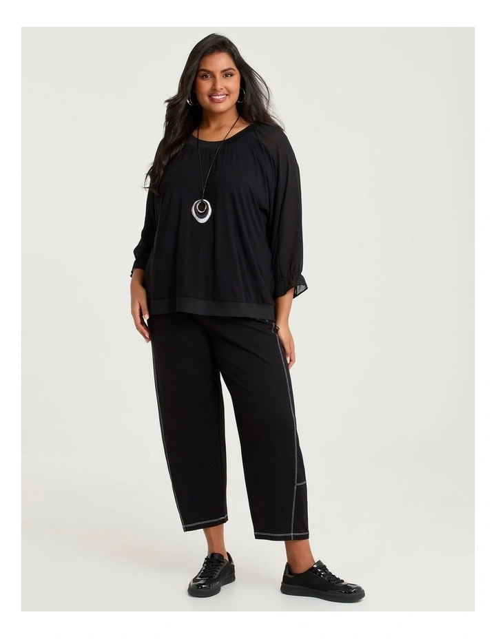 Natural Lexi Top Black image 3