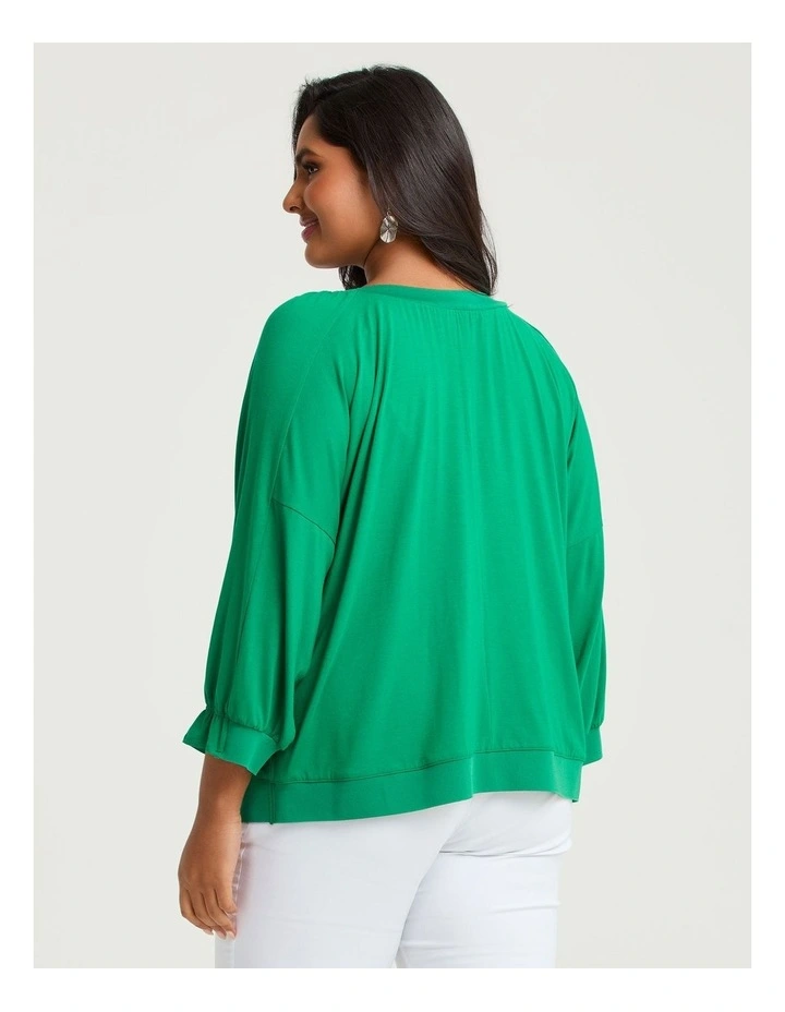 Natural Lexi Top Simply Green image 2