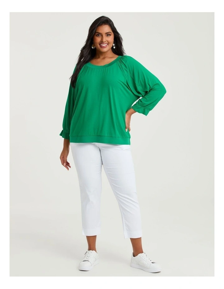 Natural Lexi Top Simply Green image 3