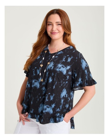 BLACK/BLUE PRINT colour