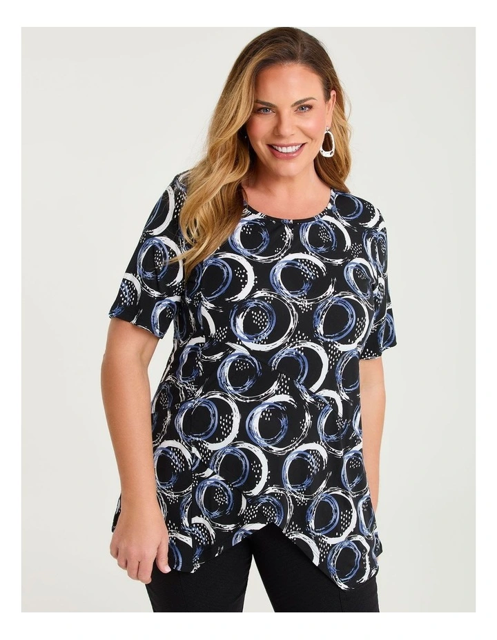 Shiloh Spot Top Print image 1