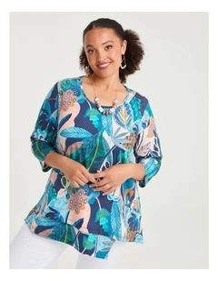 Cotton Zoey Top Print