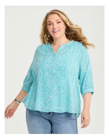 LAGOON TEAL/WHITE colour