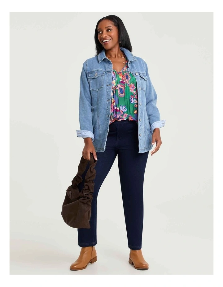 Bamboo Paisley Pintuck Top Print image 4