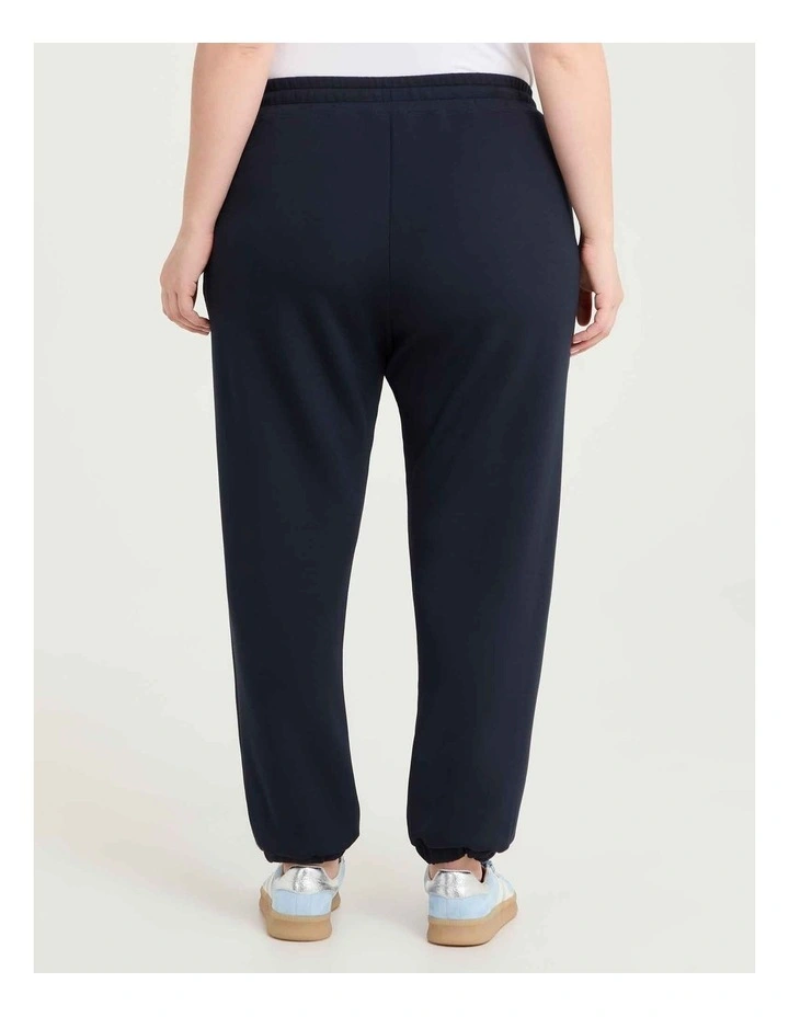 Luxe Touch Cuffed Trackpant Navy image 2