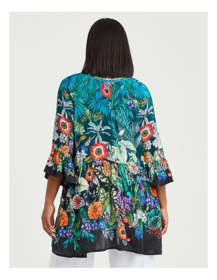 Natural Cascade Tunic Print image 2
