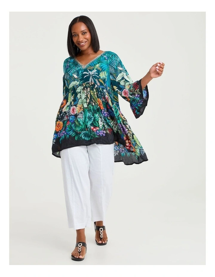 Natural Cascade Tunic Print image 3