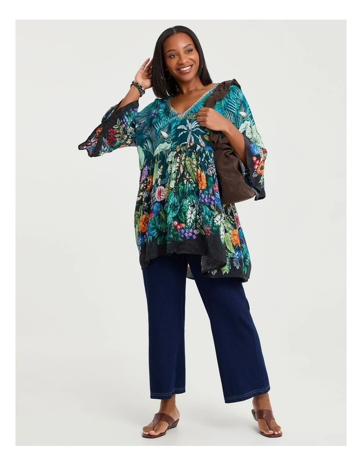 Natural Cascade Tunic Print image 4