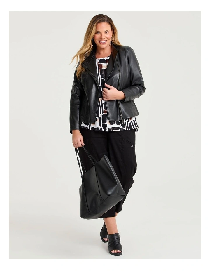 Natural Ella Abstract Tunic Print image 4