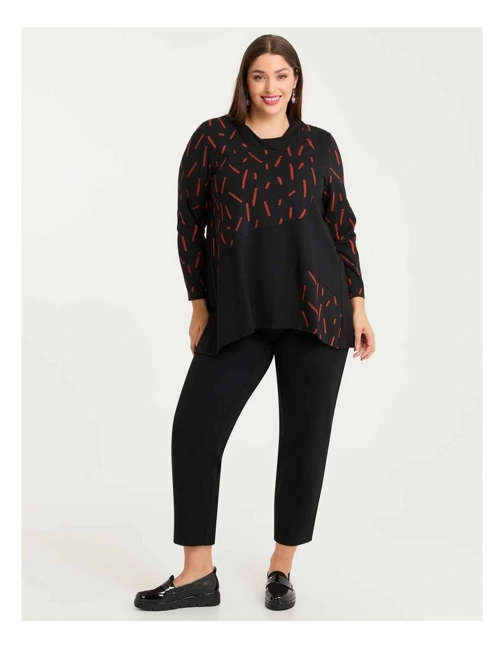 Ponte Lydia Tunic Print image 3