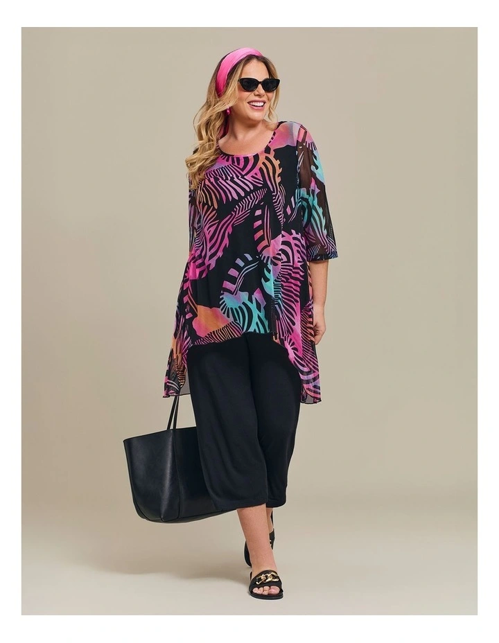 Swirl Mesh Hi-lo Tunic Print image 6