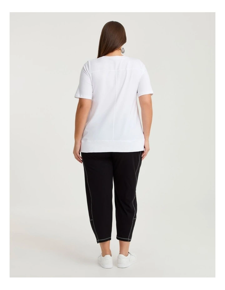 Pima Cotton Mia Tunic White image 2