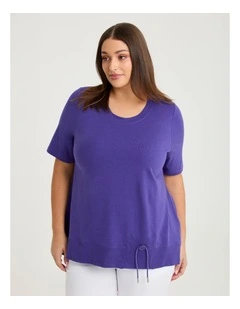 Pima Cotton Mia Tunic Violet Purple