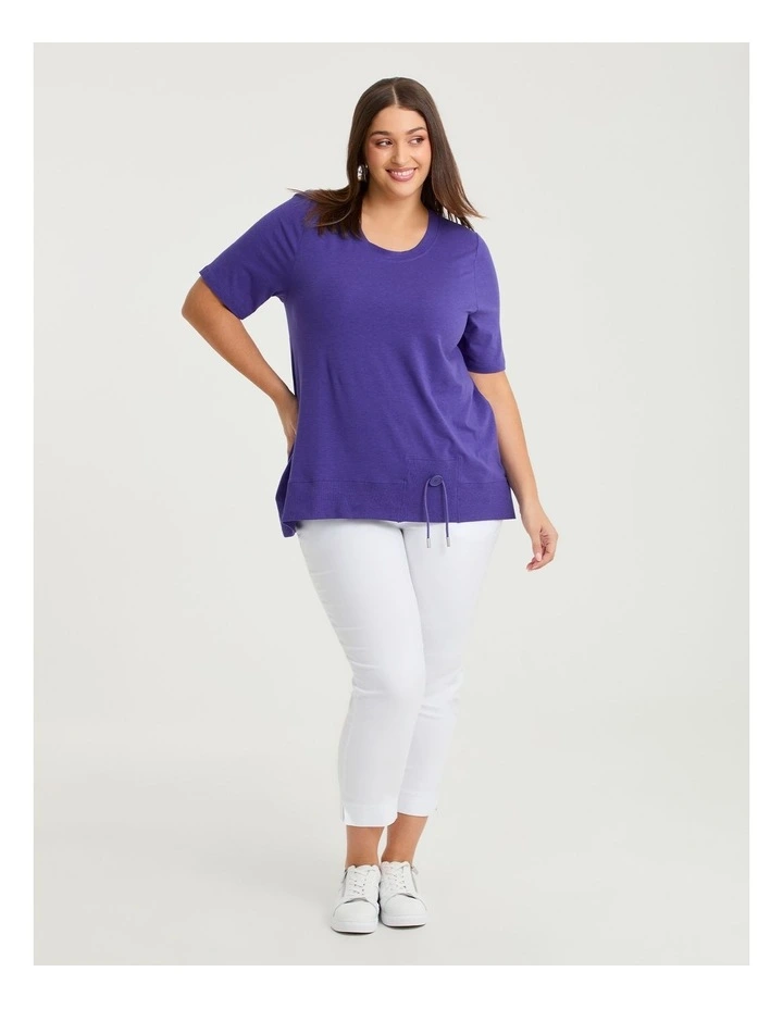 Pima Cotton Mia Tunic Violet Purple image 3