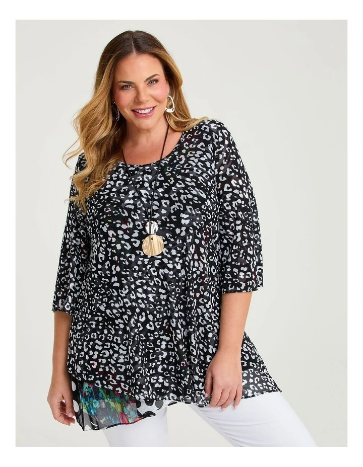 Reversible Mesh Travel Tunic Print image 2