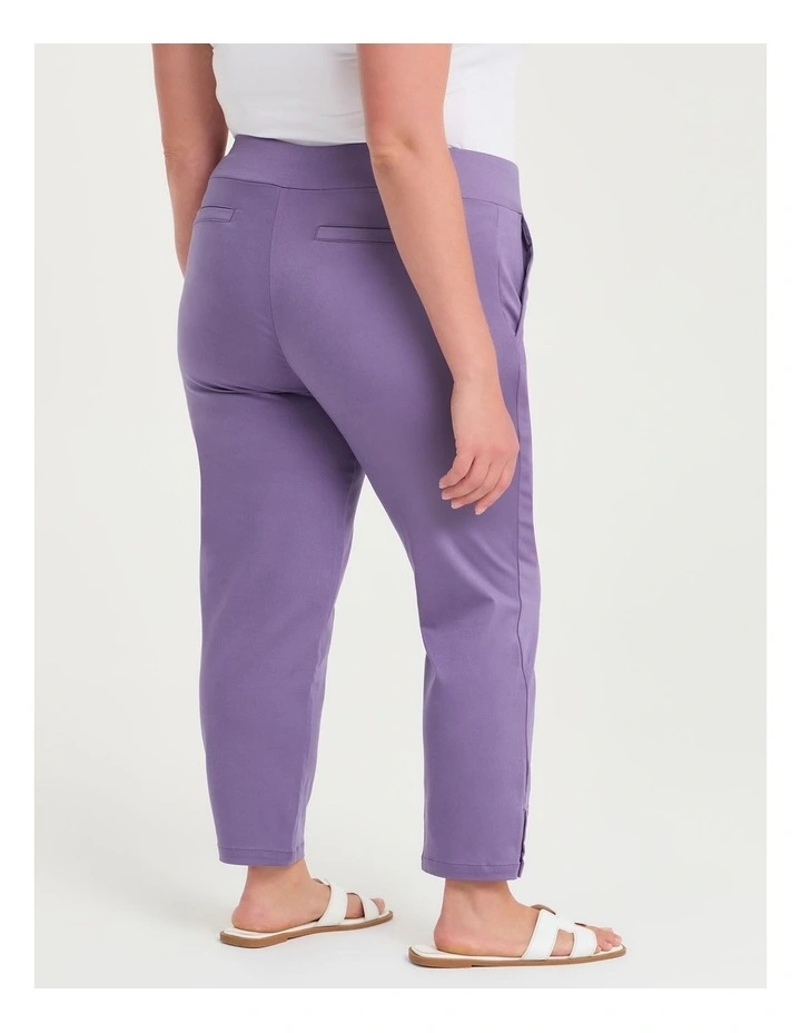 Petite Medina Slim Leg Natural Pant Cornflower image 2