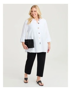 Petite Ponte Kenna Lantern Pant Black