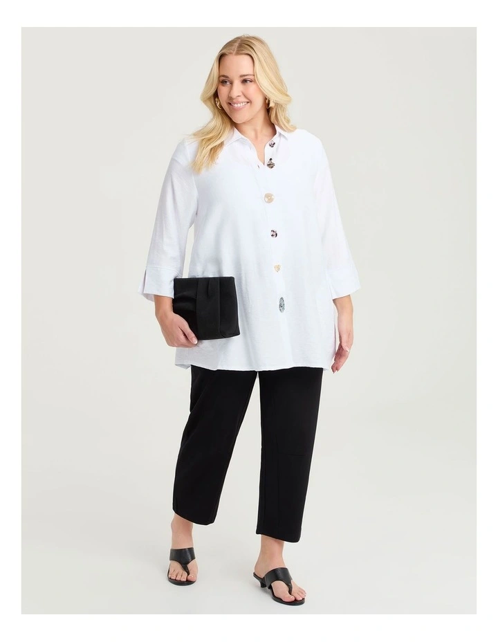 Petite Ponte Kenna Lantern Pant Black image 1