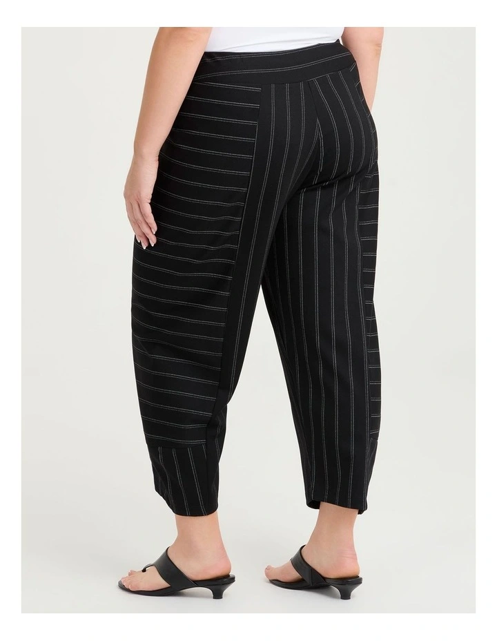 Petite Ponte Pinstripe Lantern Pant Stripe image 2