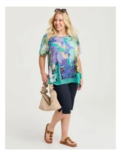 Petite Editorial Pocket Long Short Dark Indigo