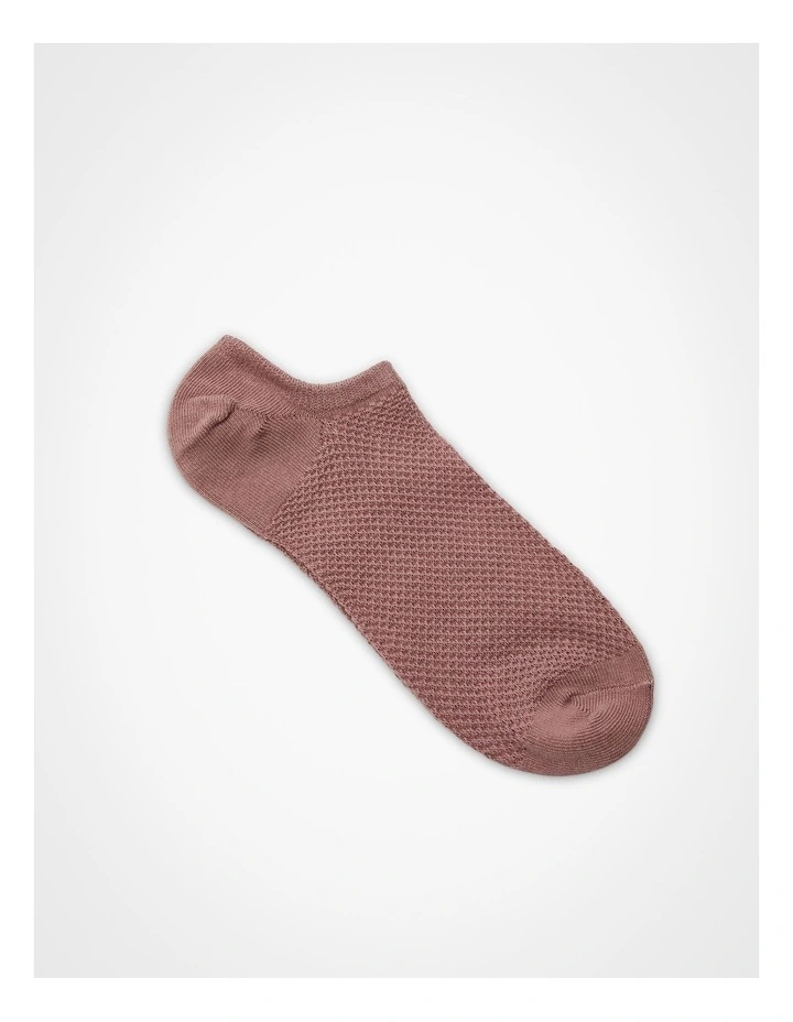 3 Pack Textured Cotton Socks Multi image 2