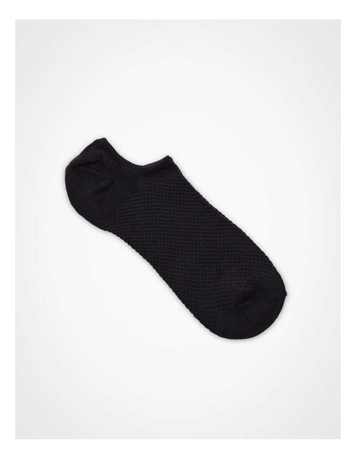 3 Pack Textured Cotton Socks Multi image 4