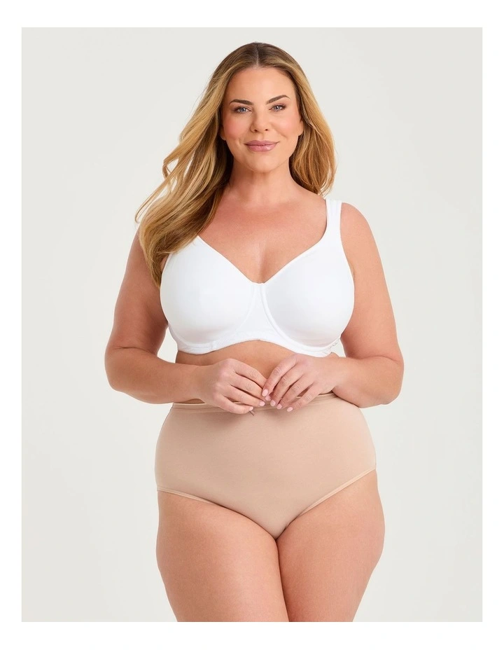 Side Smoothing T-shirt Bra White image 4