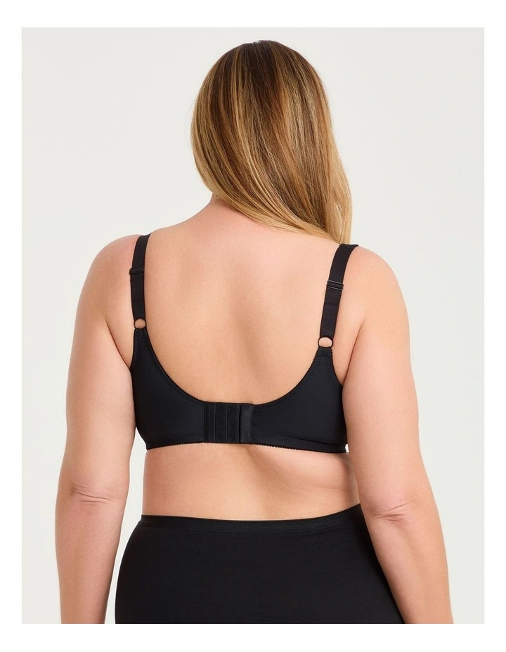 Underwire Lace T-shirt Bra Black image 2