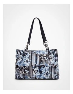 Indigo Patchwork Shoulder Bag Indigo