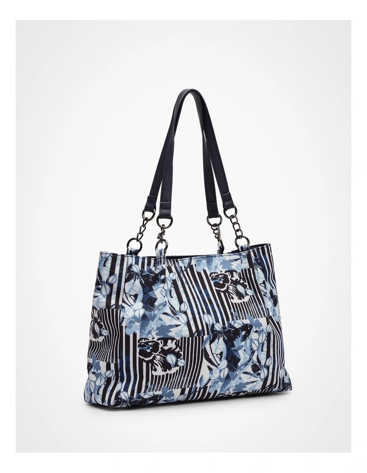 Indigo Patchwork Shoulder Bag Indigo image 3