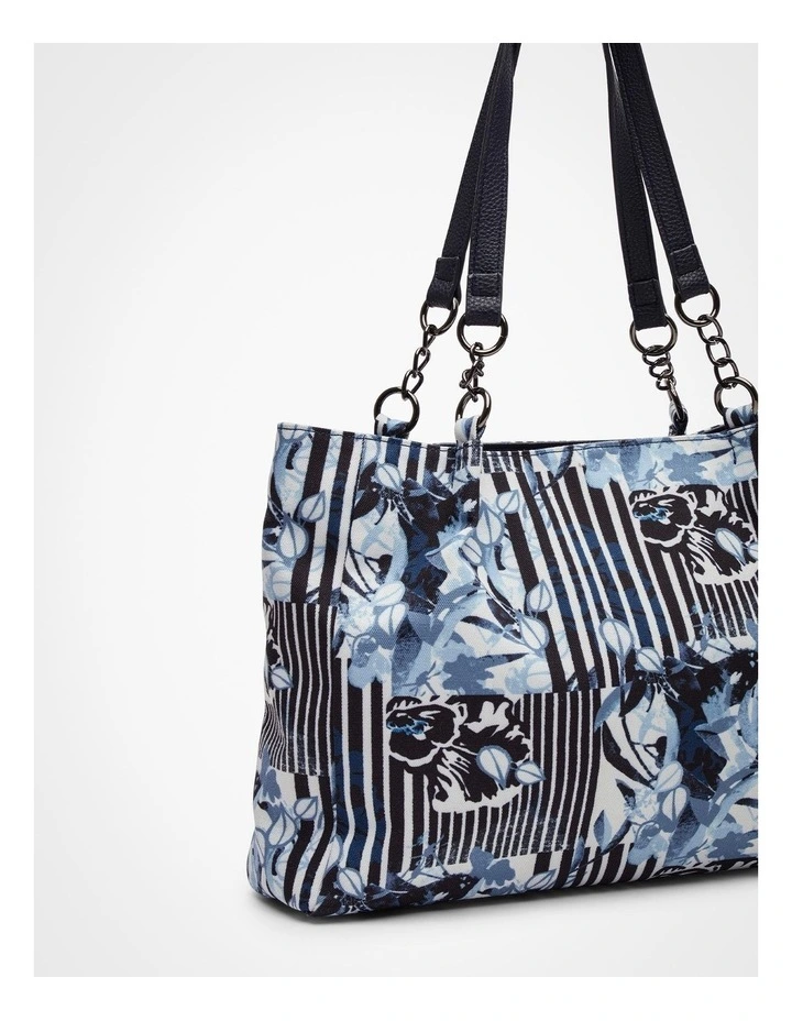 Indigo Patchwork Shoulder Bag Indigo image 4