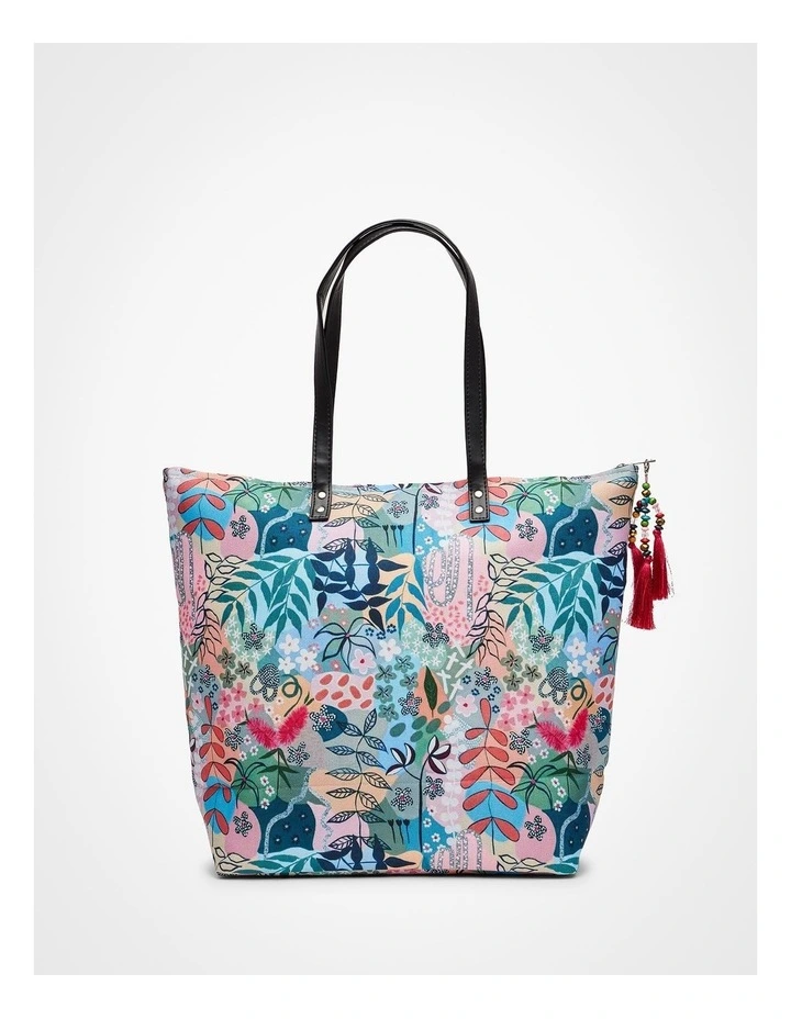 Joan Blond Tote Bag Floral image 1