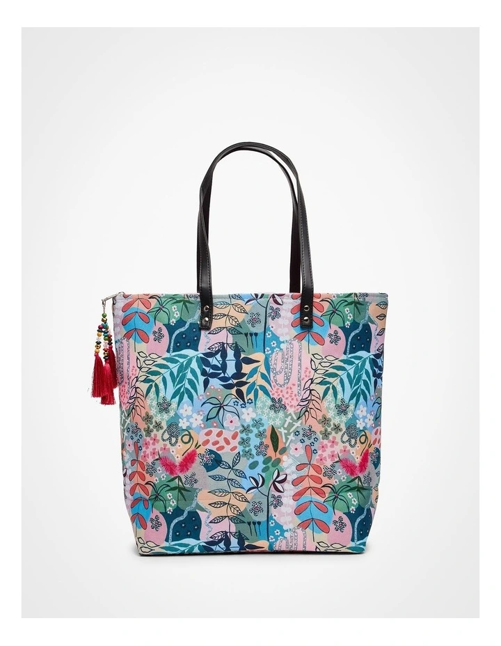 Joan Blond Tote Bag Floral image 2