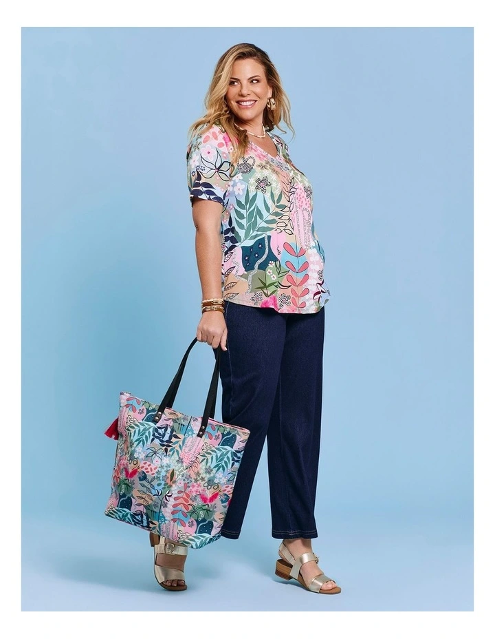 Joan Blond Tote Bag Floral image 6