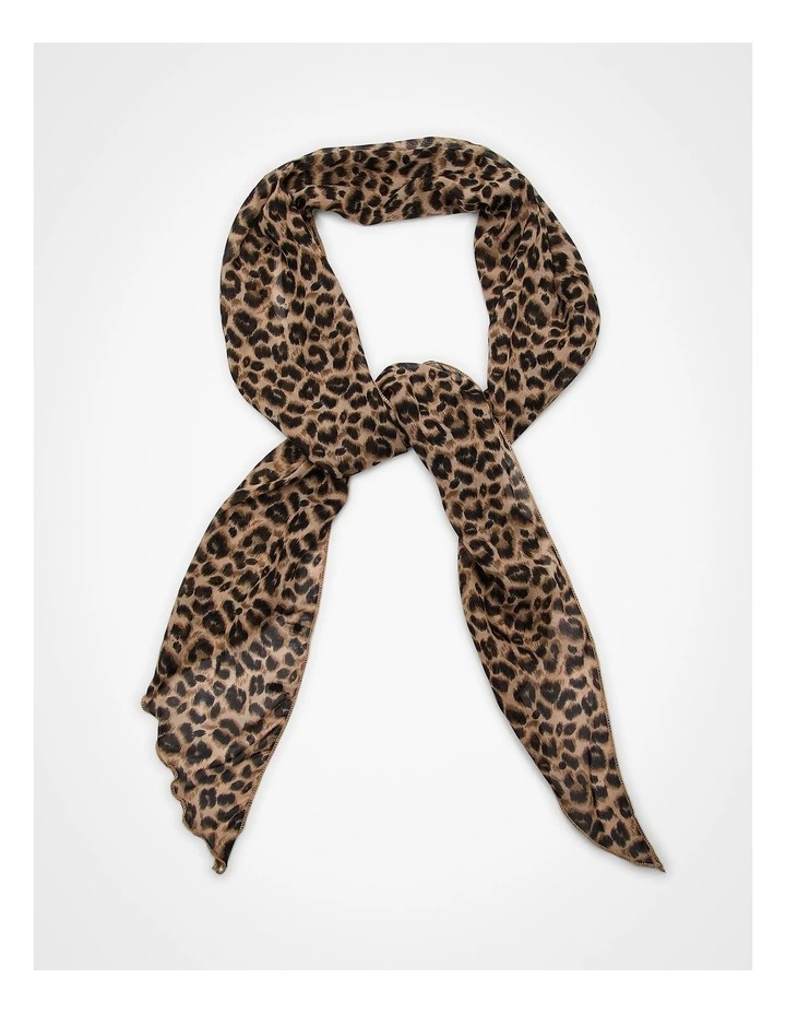 Thin Animal Print Scarf Animal image 1