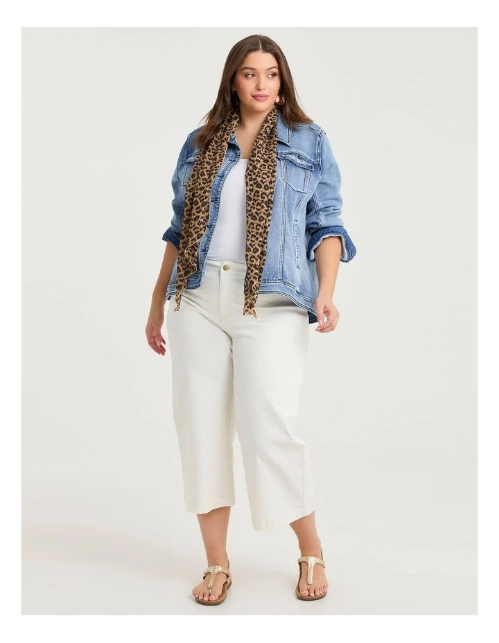 Thin Animal Print Scarf Animal image 3