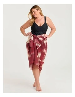 Natural Tones Palm Sarong in Neutral