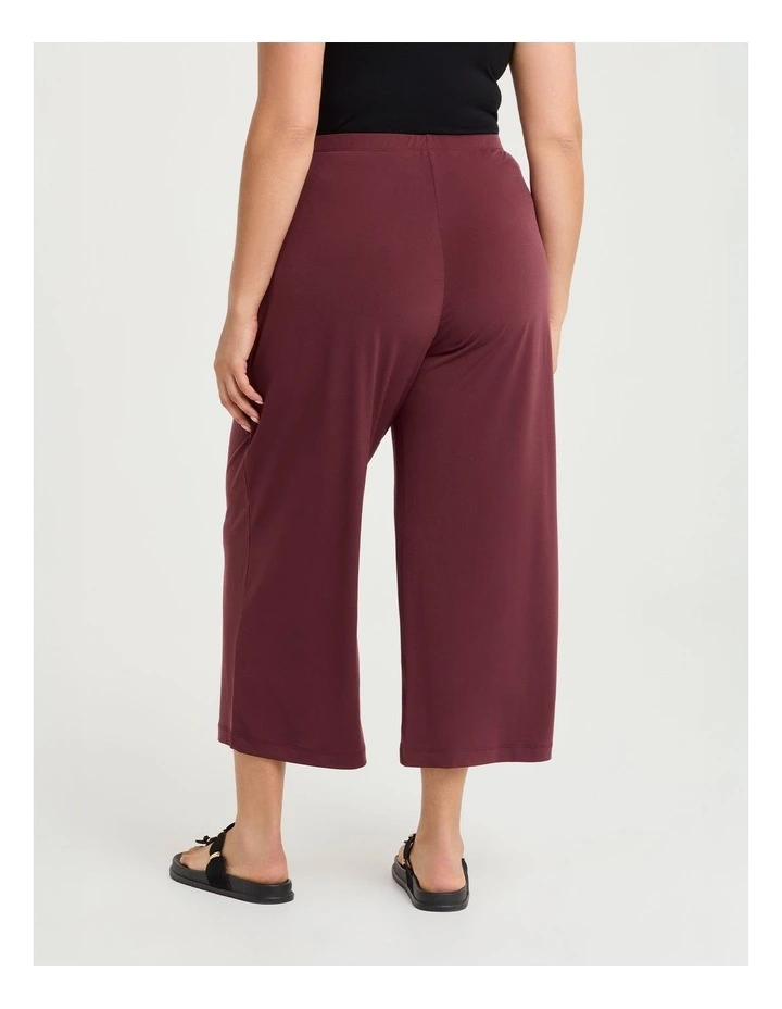 Pull On Crop Culotte Fig image 2